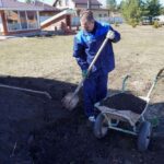 Terralift drain field restoration in progress